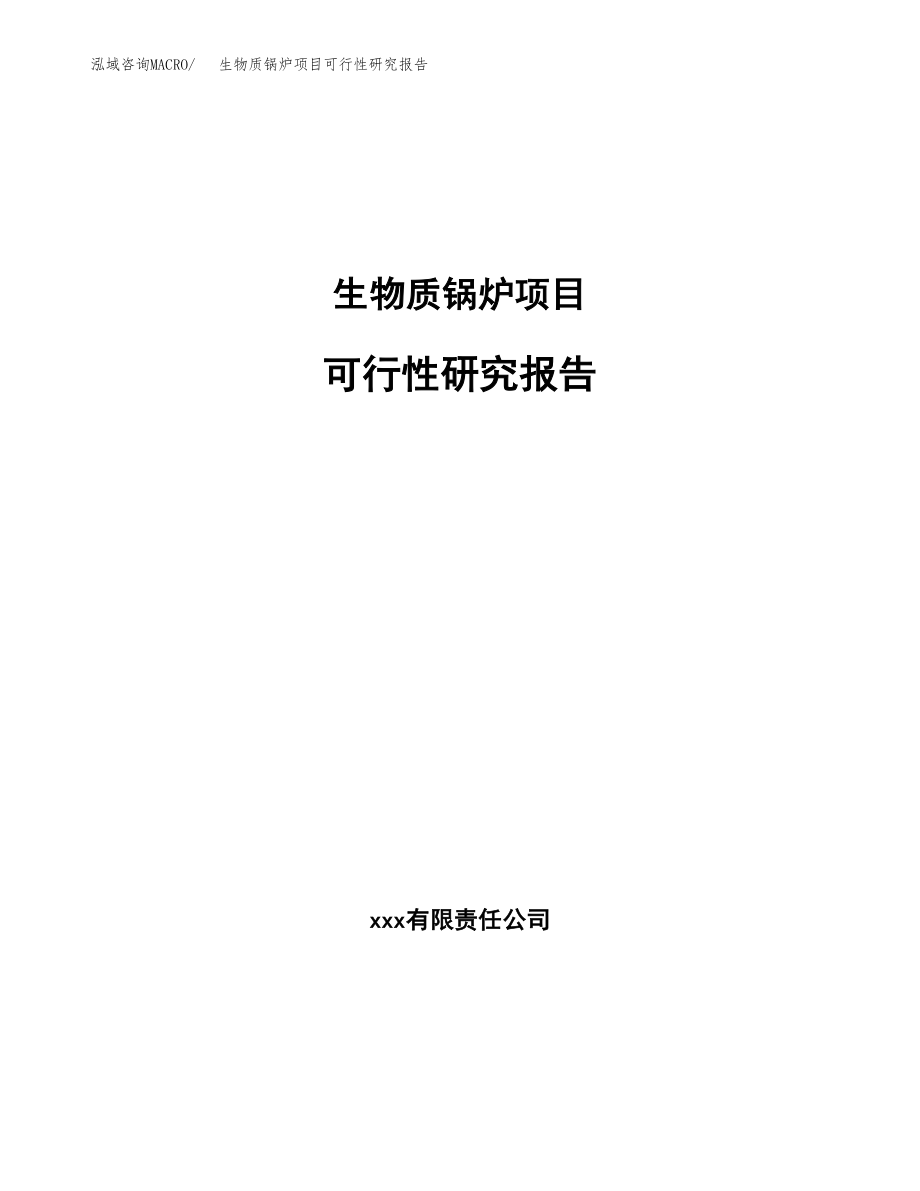 生物质锅炉项目可行性研究报告（总投资11000万元）.docx_第1页