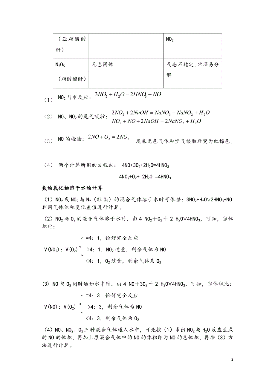 氮及其化合物知识归纳总结.doc_第2页