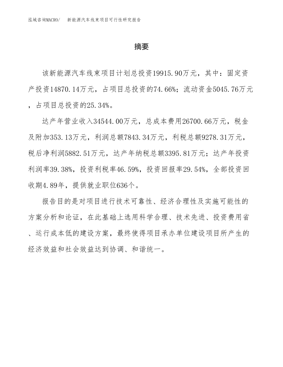 新能源汽车线束项目可行性研究报告（总投资20000万元）.docx_第2页