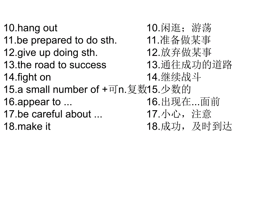 新人教版九年级英语Unit4重点短语.ppt_第4页