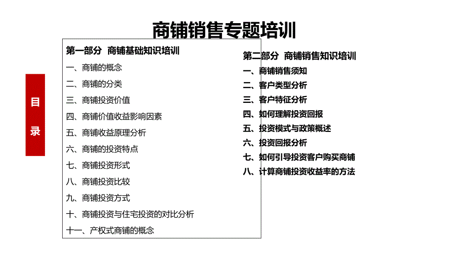 商铺销售基础知识培训_1_第1页