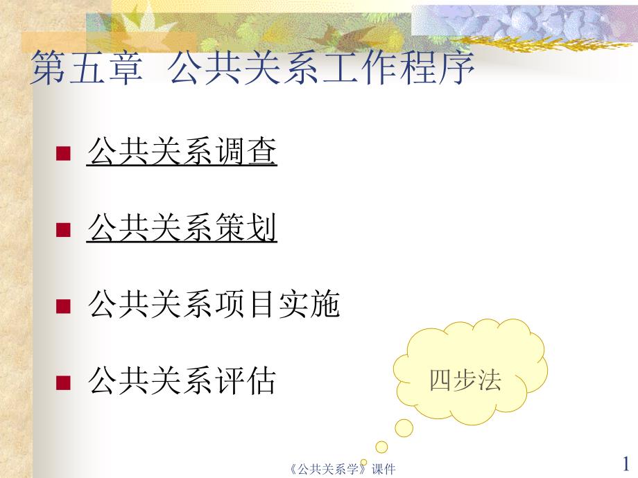 公共关系工作程序培训课件.ppt_第1页