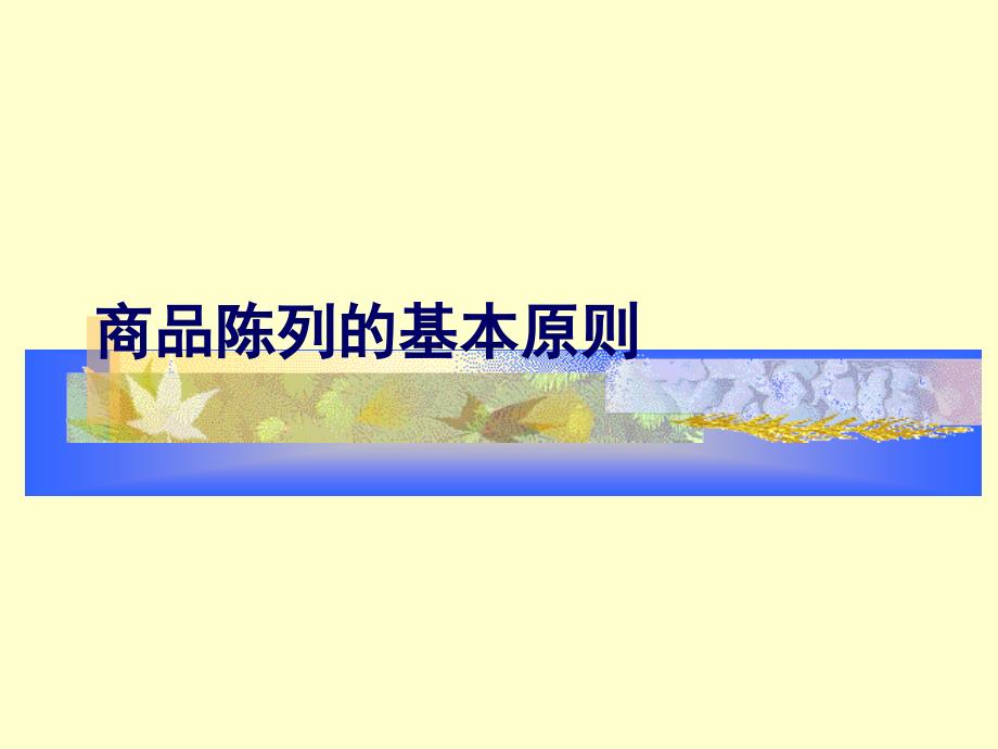 商品陈列规范的基本原则.ppt_第1页