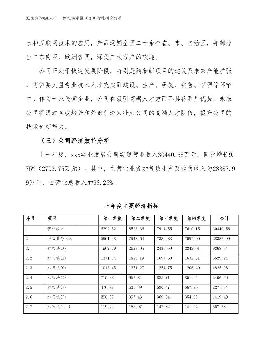 加气块建设项目可行性研究报告（word下载可编辑）_第5页