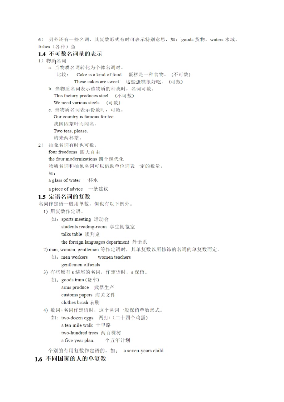 小学六年级英语语法复习大全汇总_第3页