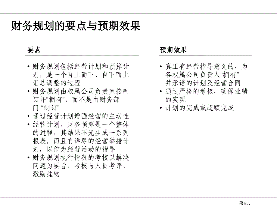 财务规划管理制度及流程分析_第4页