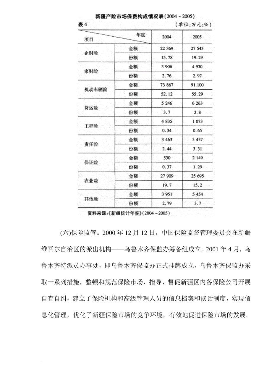 新疆财产保险市场调查报告.doc_第5页