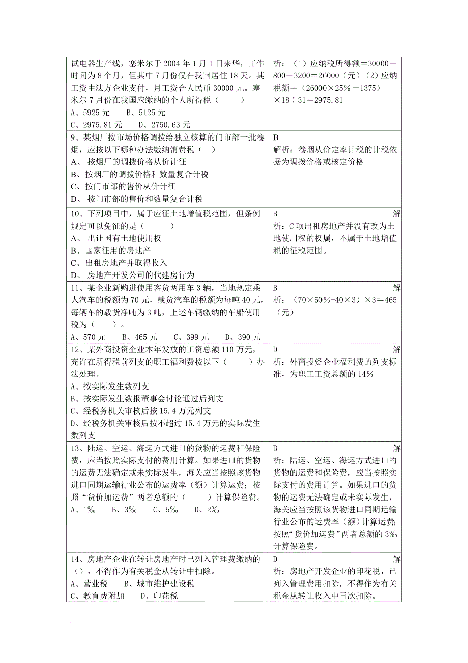 国家税收模拟考试试题.doc_第2页