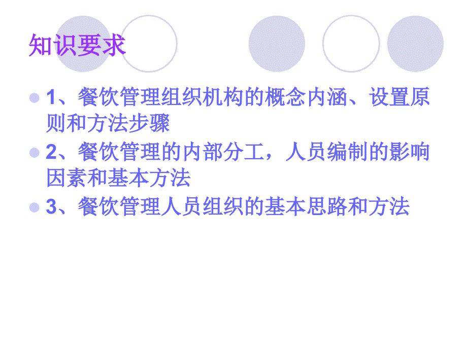 餐饮管理的组织结构和人员编制课件_第2页