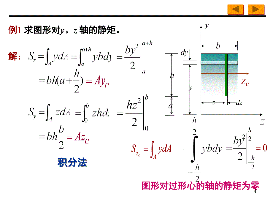 材力课件+习题答案附录C图形性质_第4页