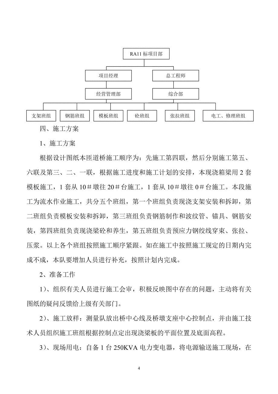 洋门互通c匝道桥现浇箱梁施工方案(贝雷片)_第5页