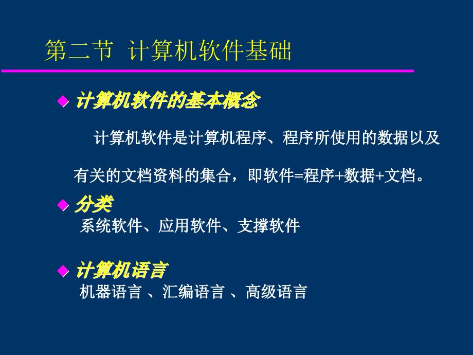 计算机软件技术基础 教学课件 ppt 作者 李淑芬第1章_第3页