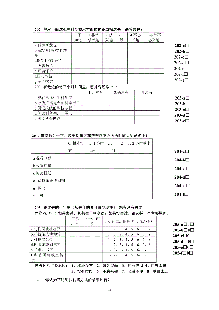 应用统计学 教学课件 ppt 作者 978-7-302-27906-82006海宁公众科学素养调查问卷10-19_第3页