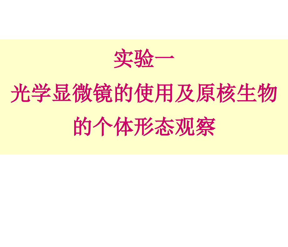 环境工程微生物学电子教案M1301实验一_第1页