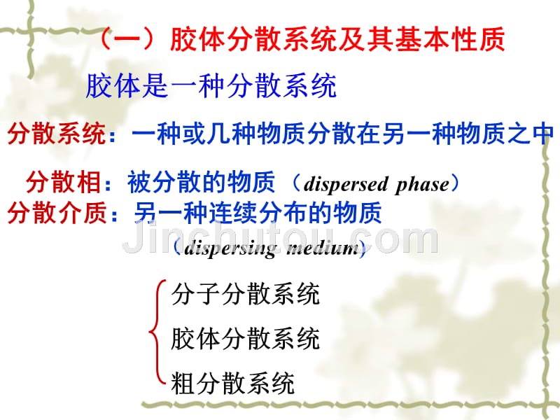 物理化学课件天大第五版胶体化学_第1页