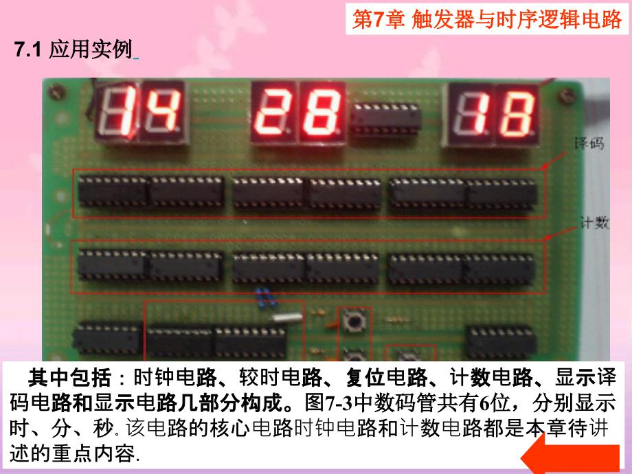 电子技术及应用教学课件作者华永平第7章触发器与时序逻辑电路_第3页