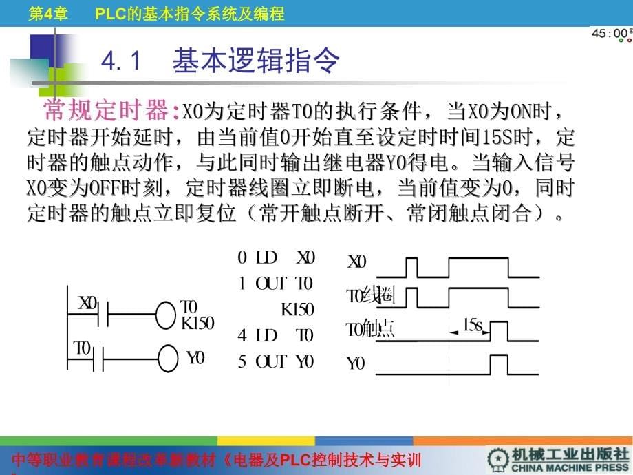 电器及PLC控制技术与实训第2版教学作者崔金华第4章节课件_第5页