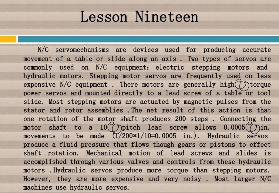 机电技术专业英语 教学课件 ppt 作者 徐起贺 张庆良pata blesson Nineteen_第5页