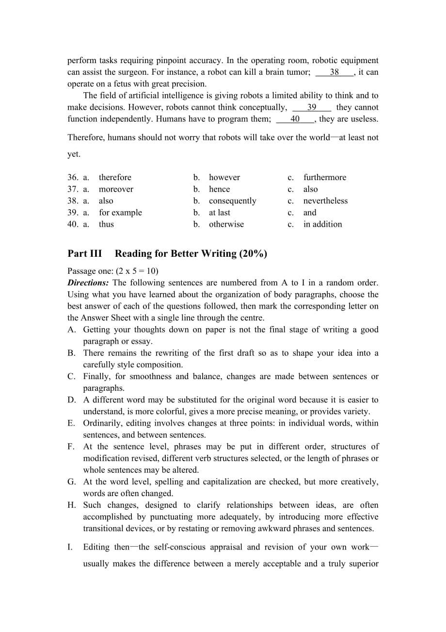 大学英语应用写作期末考试试题.doc_第5页