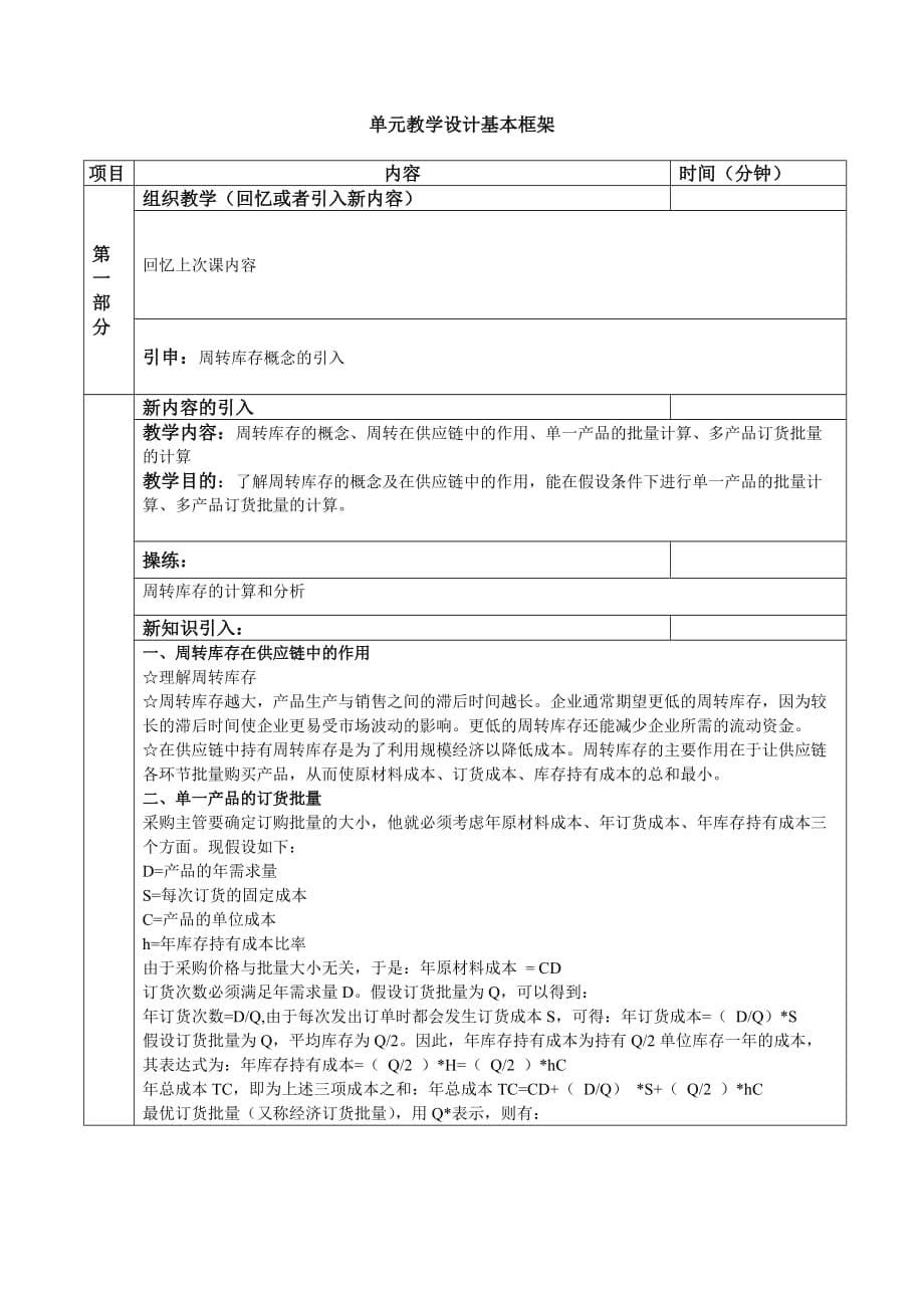 供应链管理实务 工业和信息化高职高专十二五 规划教材立项项目 教案作者 李志君 任务七 供应链库存管理_第5页