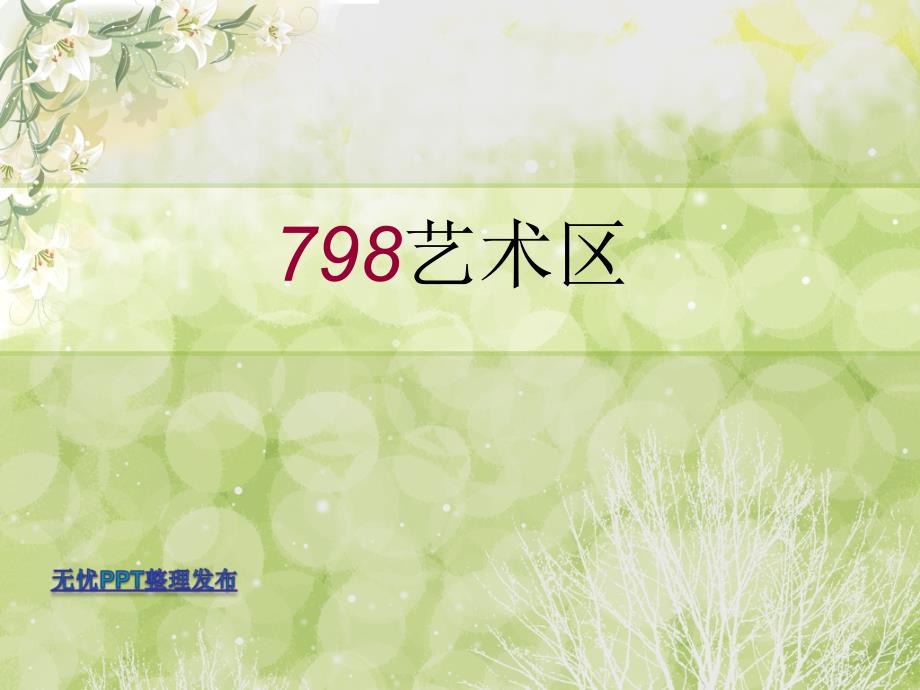北京798艺术区项目案例研究分析报告课件_第1页
