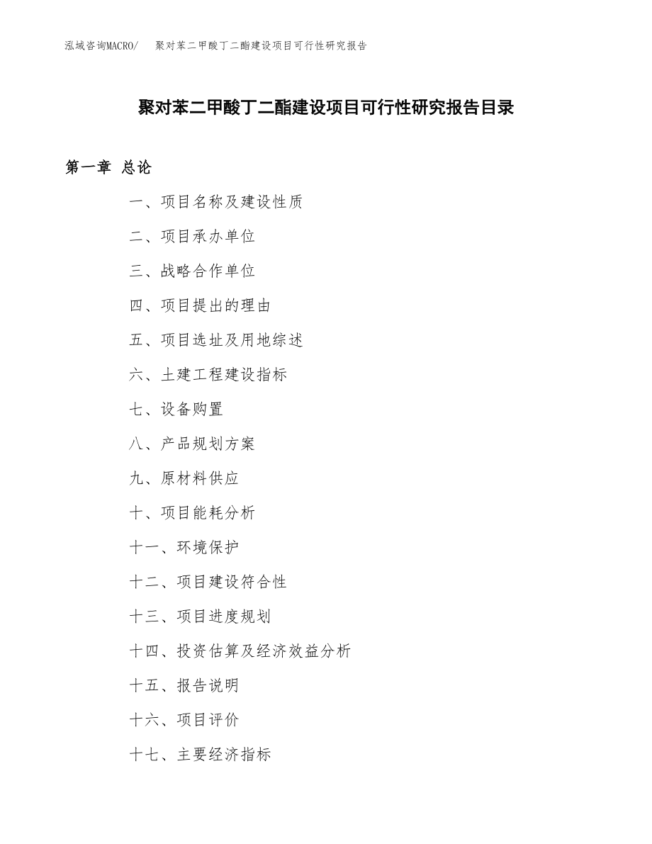 聚对苯二甲酸丁二酯建设项目可行性研究报告（总投资16000万元）_第3页