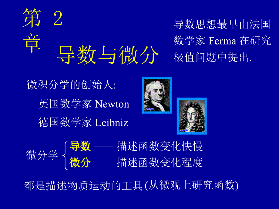 微积分 经管类 上册 工业和信息化普通高等教育十二五 规划教材立项项目 教学课件 ppt 作者 顾聪 姜永艳 2.1 导数概念_第1页