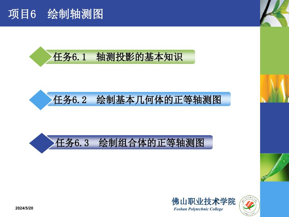 机械制图 第2版 工业和信息化高职高专十二五 规划教材立项项目 教学课件 ppt 作者 文学红 董文杰 项目6 绘制轴测图_第2页