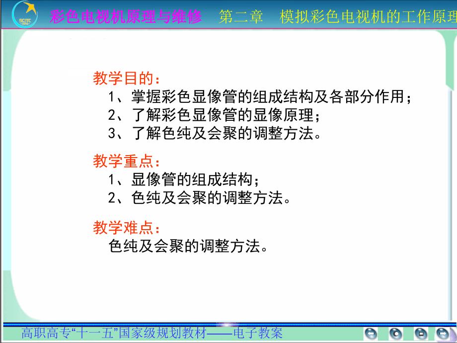 彩色电视机原理与维修 普通高等教育“十一五”国家级规划教材  教学课件 ppt 作者  李怀甫第2章第2.10讲 显像管_第2页