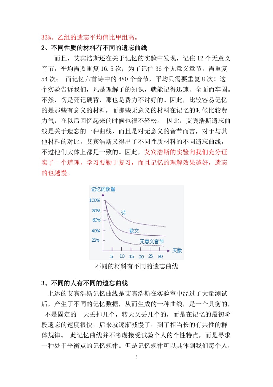 艾宾浩斯遗忘曲线规律资料_第3页