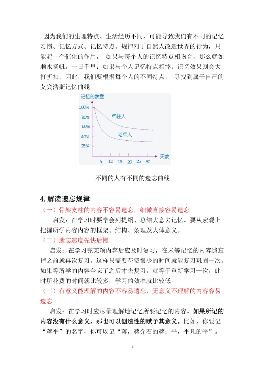 艾宾浩斯遗忘曲线规律资料_第4页