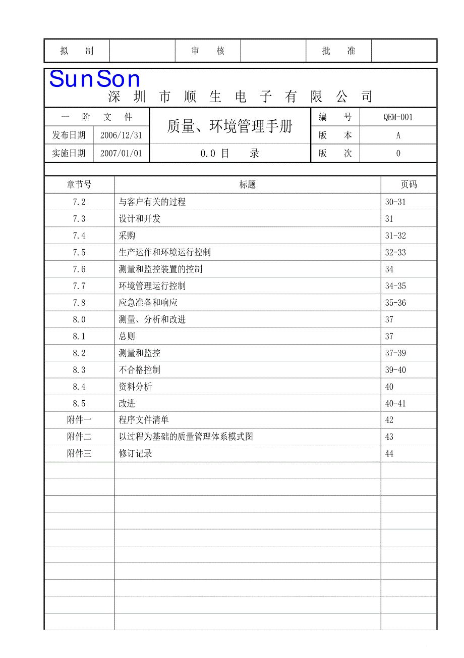 深圳市某电子公司品质环境管理手册.doc_第3页