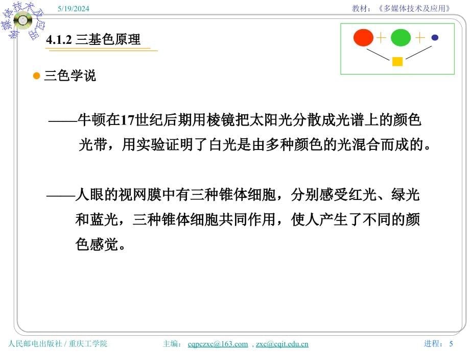 多媒体技术与应用 普通高等教育“十一五”国家级规划教材  教学课件 ppt 作者  张小川 邵桂芳 黄同愿4第4章 视频处理_第5页