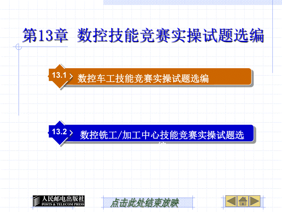 数控机床操作工职业技能鉴定指导 第2版 普通高等教育十一五 国家级规划教材 教学课件 ppt 作者 周虹 13_第1页