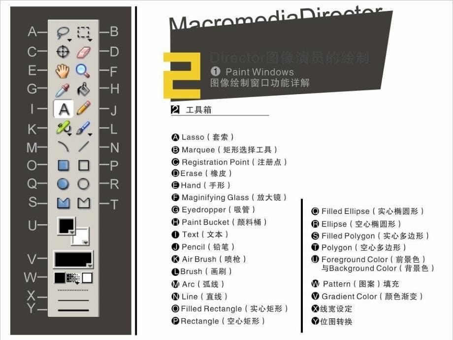 多媒体技术与应用——Director篇 普通高等教育十一五 国家级规划教材 教学课件 ppt 作者 严晨 第六章_第5页