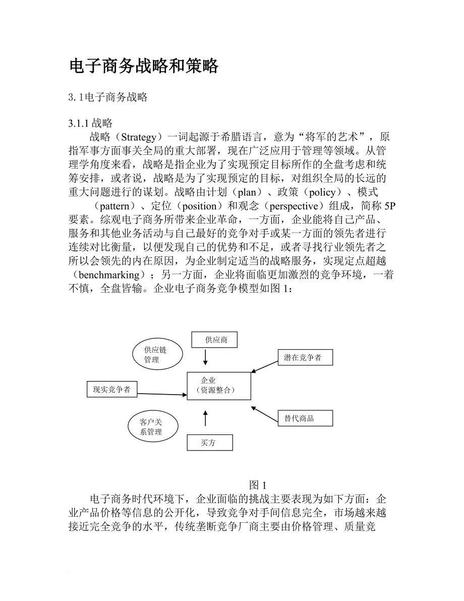 电子商务战略和策略分析.doc_第1页