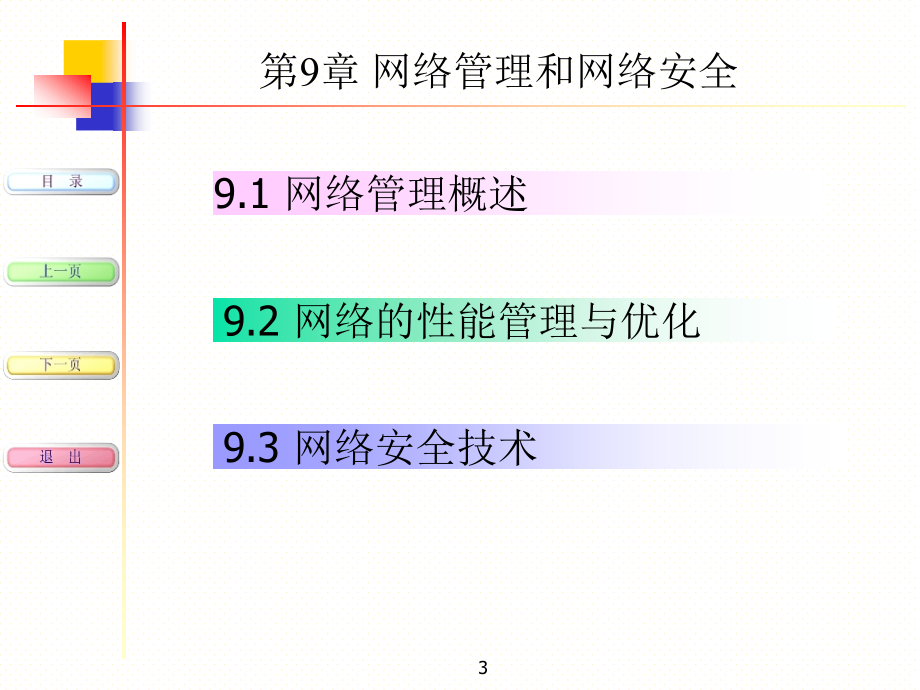 计算机网络技术及实训教学课件张蒲生第9章 网络管理和网络安全_第3页