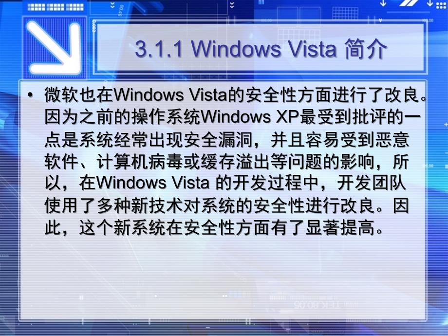 现代办公自动化案例教程-电子教案-焦玉君 第3章 Windows Vista操作系统3.1_第3页