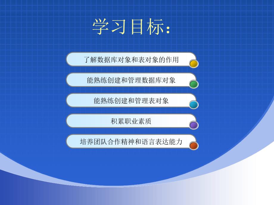 数据库原理与应用教学课件 王立 第3章 数据库的基本使用——数据库及表的创建_第2页