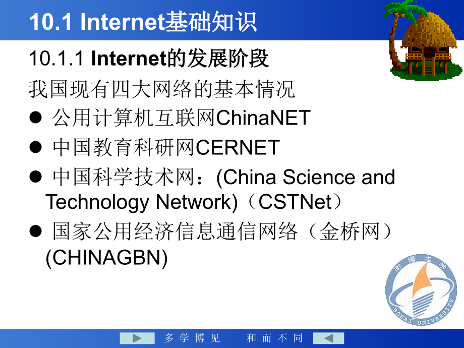 大学计算机基础教学课件郑丽娟第10章Internet知识与应用_第3页