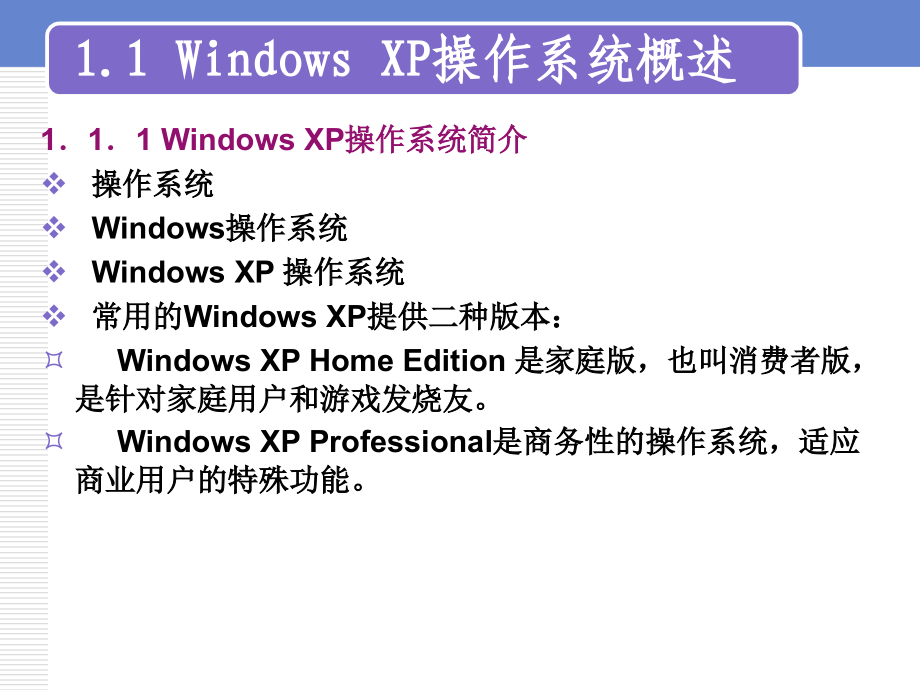 大学计算机基础应用教程 孙连科主编 第1章Windows XP 操作系统_第3页