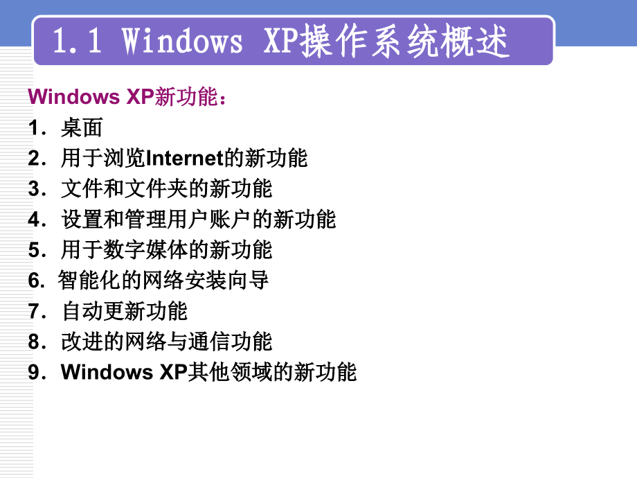 大学计算机基础应用教程 孙连科主编 第1章Windows XP 操作系统_第4页