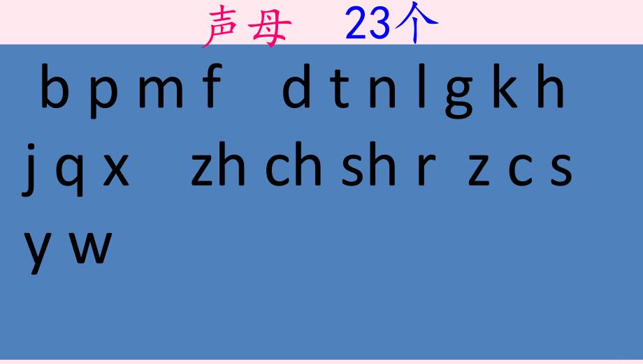 一年级语文上册 汉语拼音《总复习》课件 新人教版_第3页