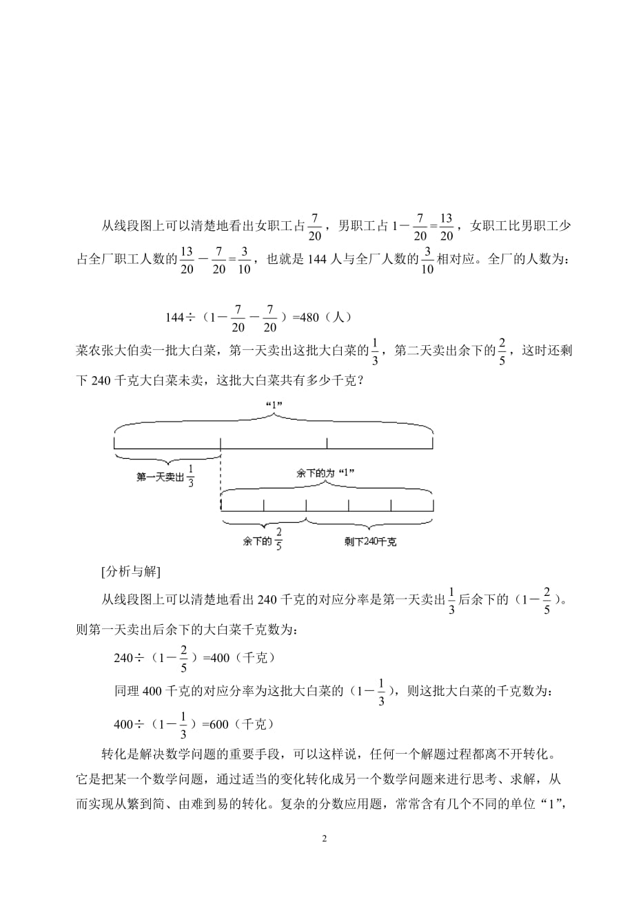 分数百分数资料应用题典型解法的整理和复习资料_第2页