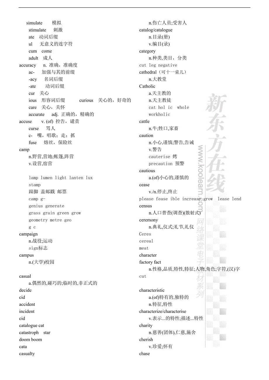 刘一男考研词汇5500+电子版教材资料_第3页