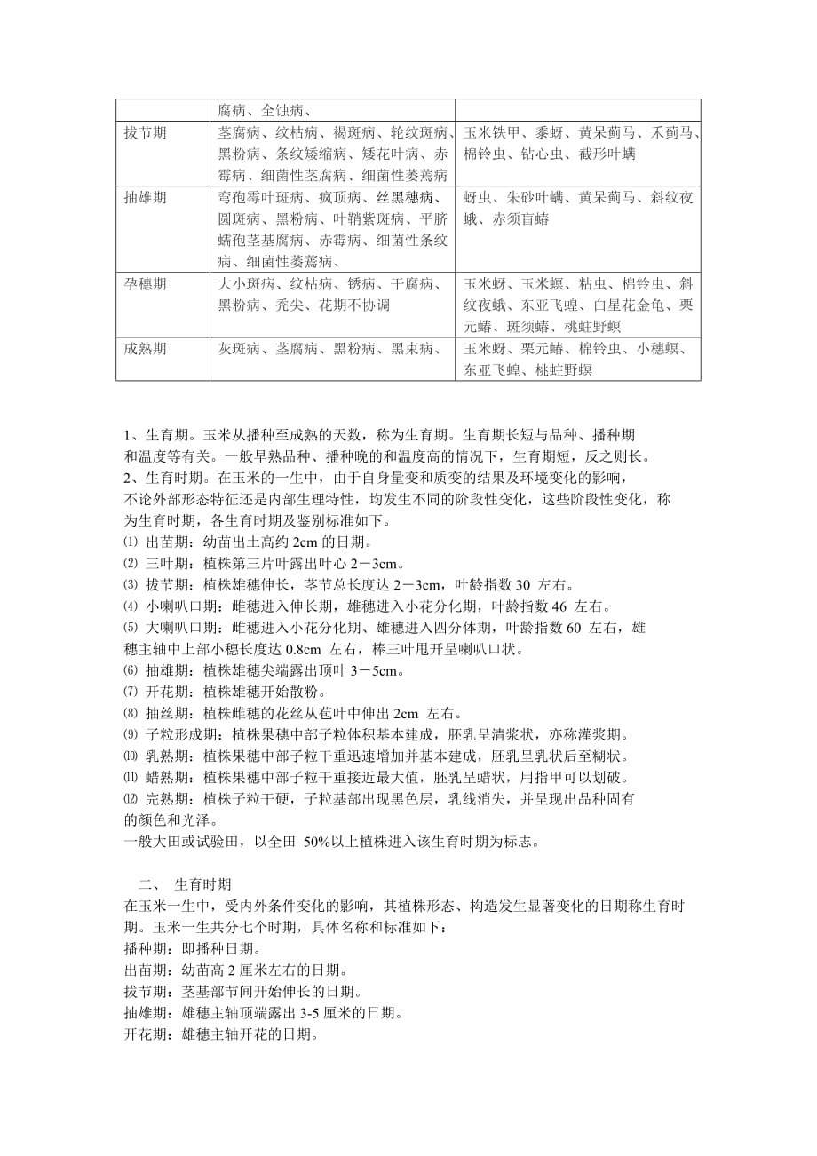 玉米各阶段的生长周期的划分03242资料_第3页