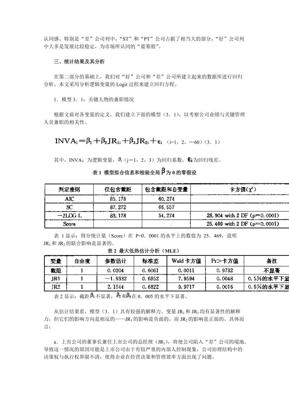 公司治理结构与业绩的相关性研究_第5页