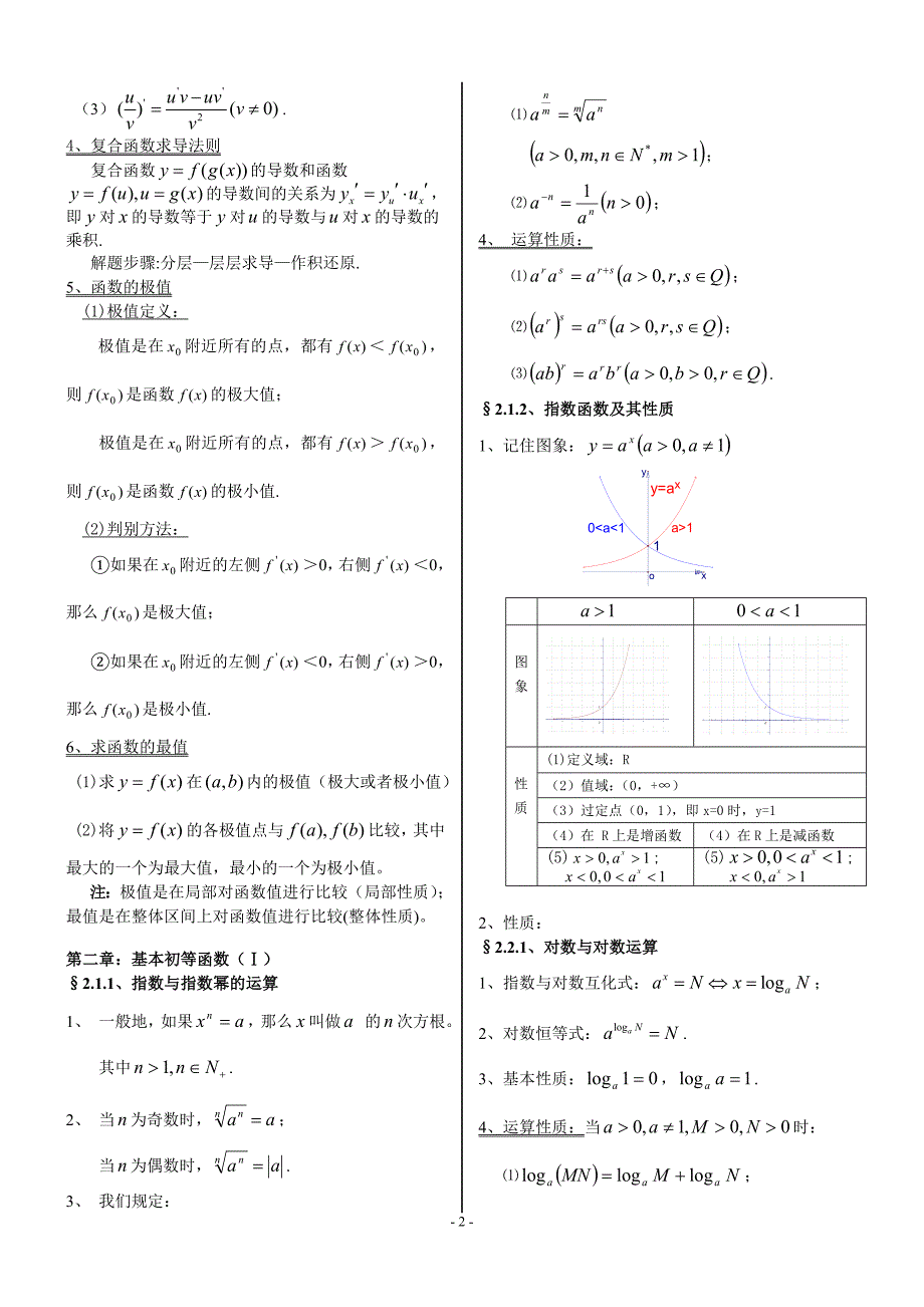 整理全面高中数学知识点归纳总结资料资料_第3页