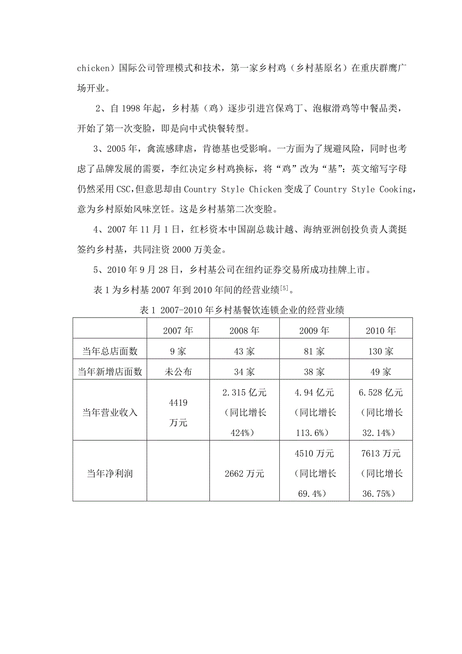 中式快餐连锁企业的现状及发展问题研究_第4页