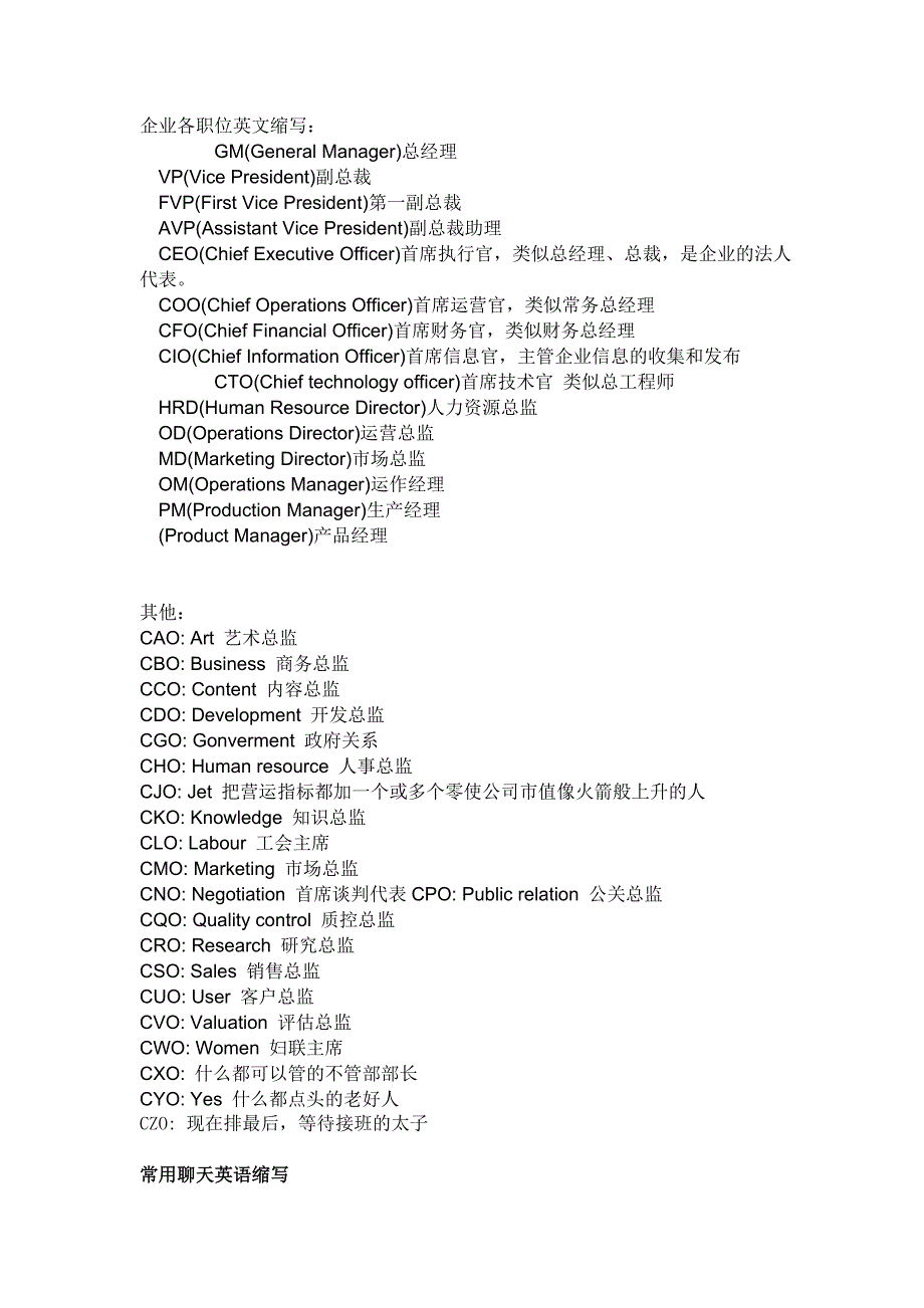 常用英文缩写大全全资料资料_第1页